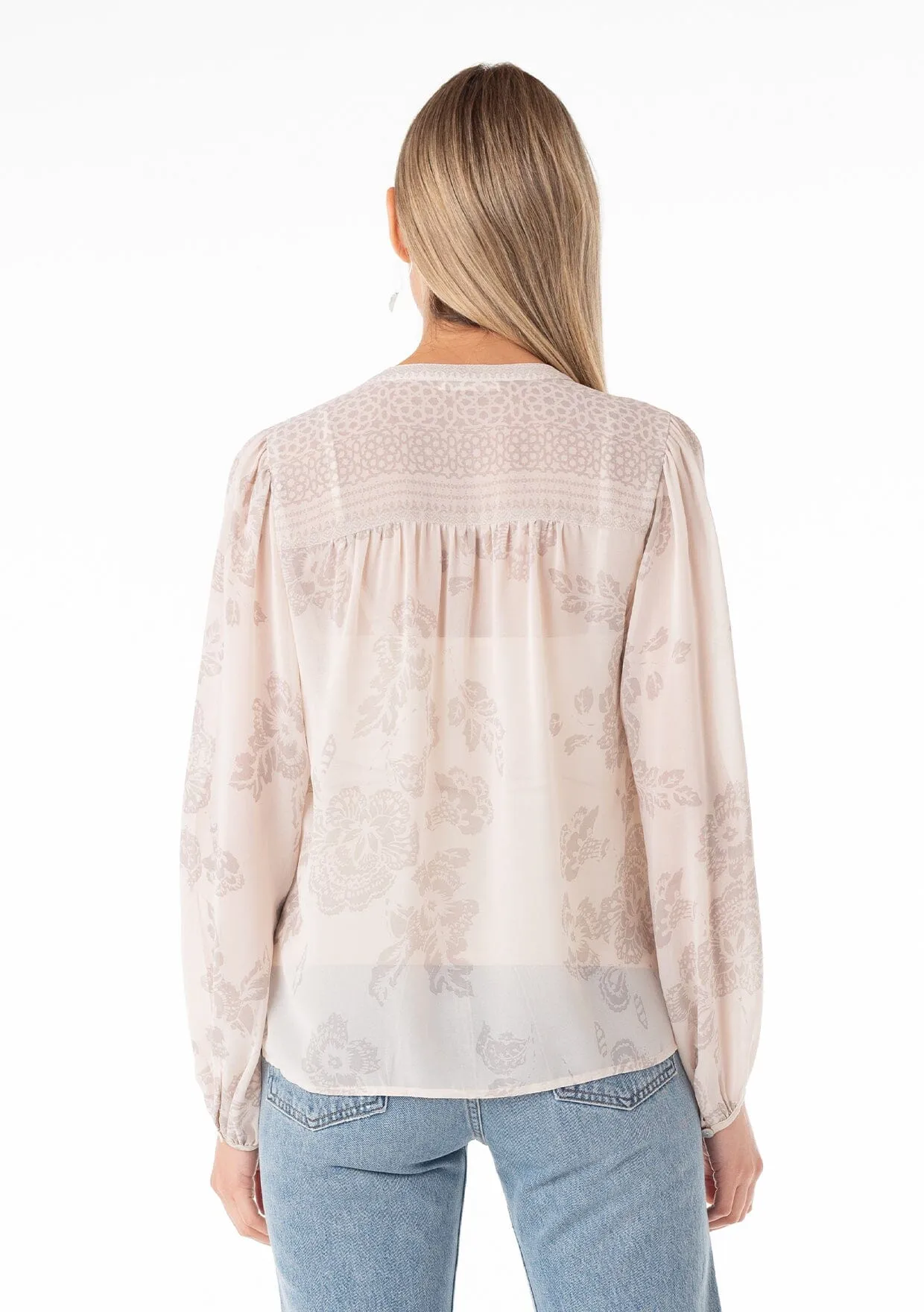 Adela Button Front Blouse