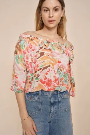 Ashlea Botanico Blouse in Nosegay 153600MU2 by Mos Mosh