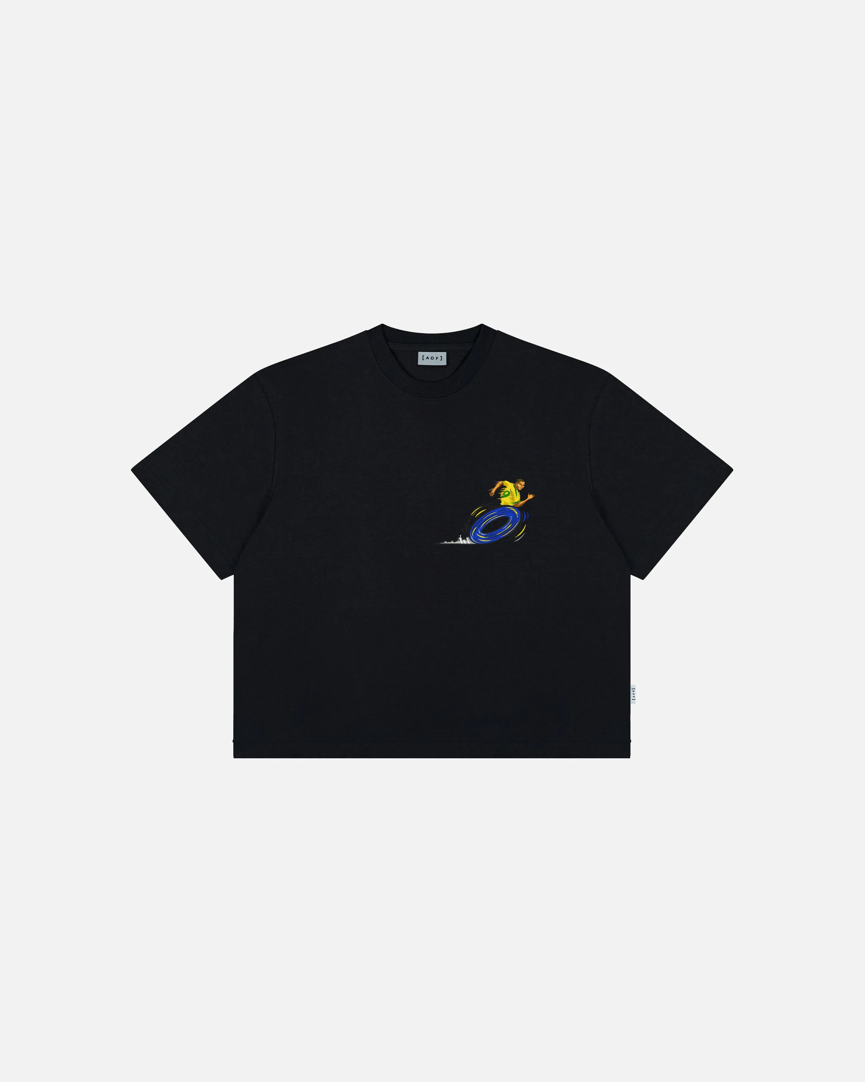 Catch Him if you Can Crop Fit Tee
