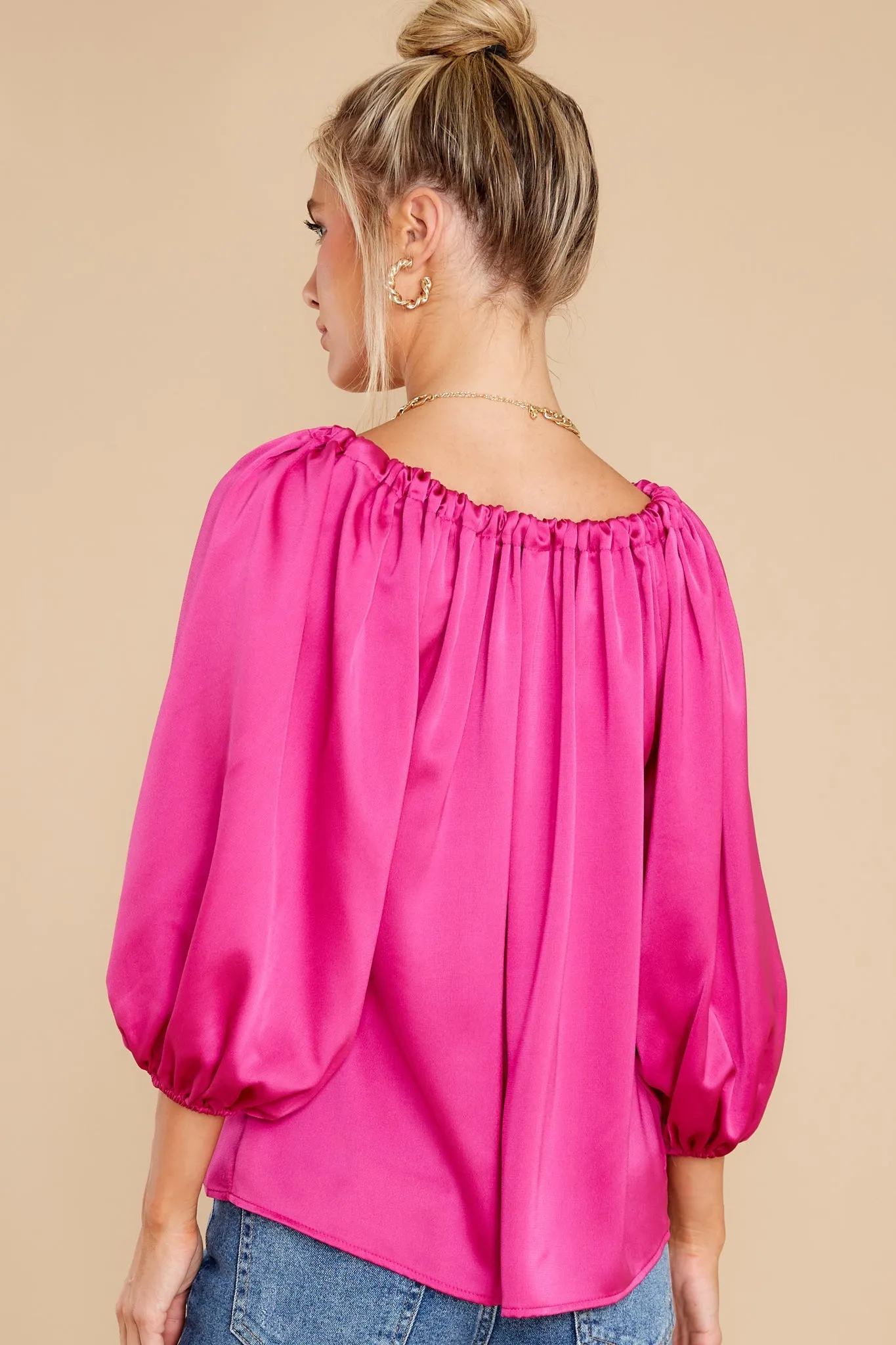 Energize And Inspire Fuchsia Top