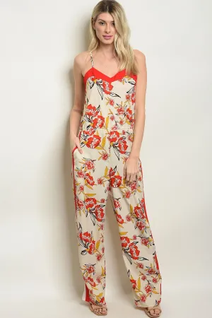 FLORAL JUMPSUIT