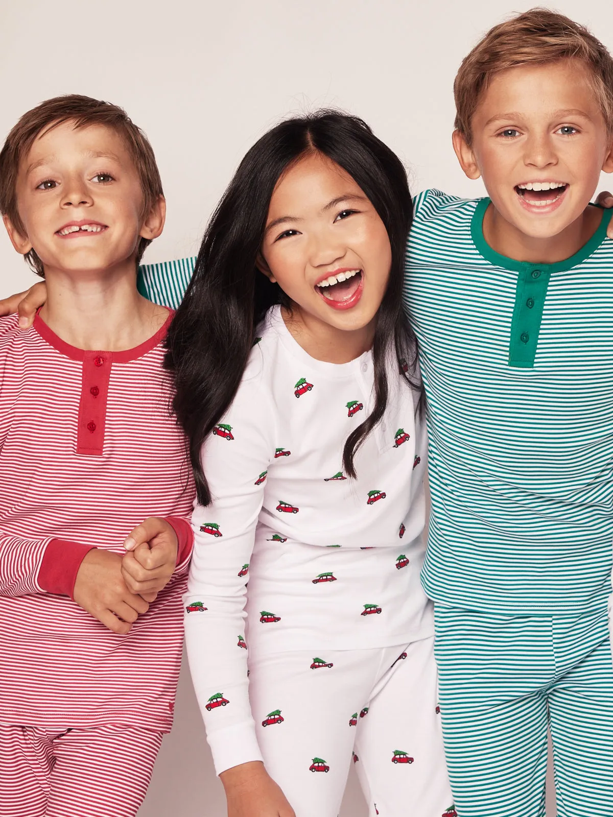 Green Stripe Pajama Set