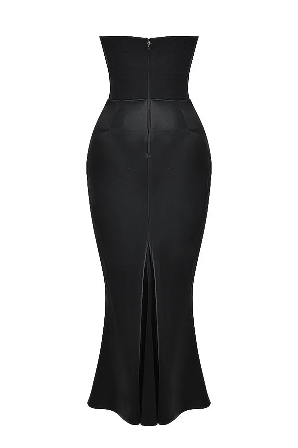HOUSE OF CB Persephone Corset Dress (Black)