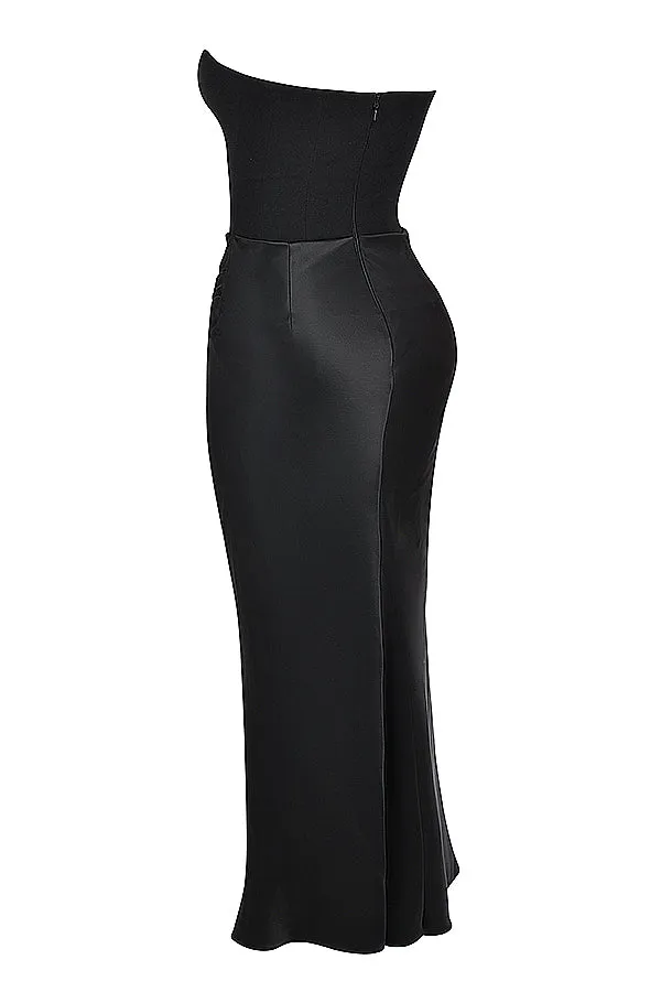 HOUSE OF CB Persephone Corset Dress (Black)