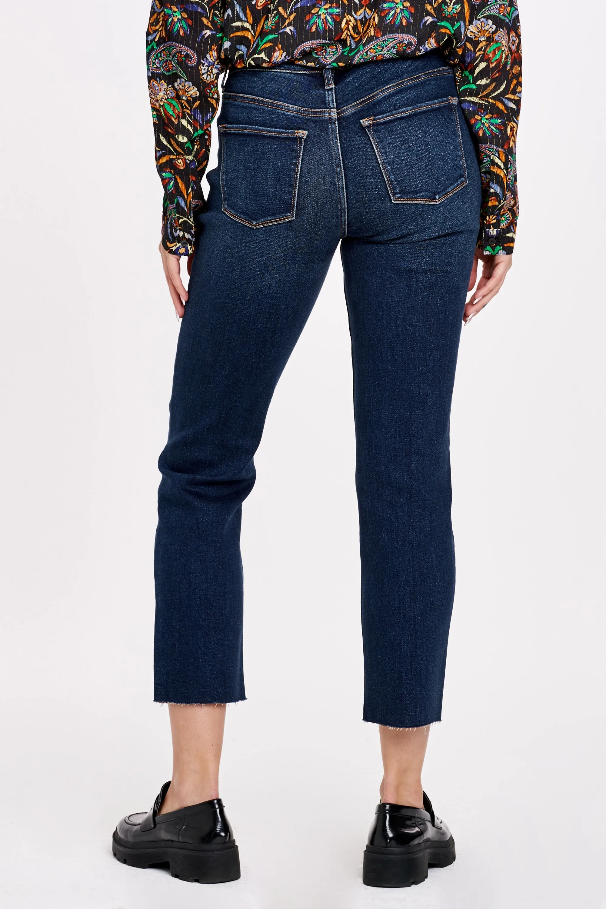 JODI SUPER HIGH RISE CROPPED STRAIGHT JEANS ARMENIA