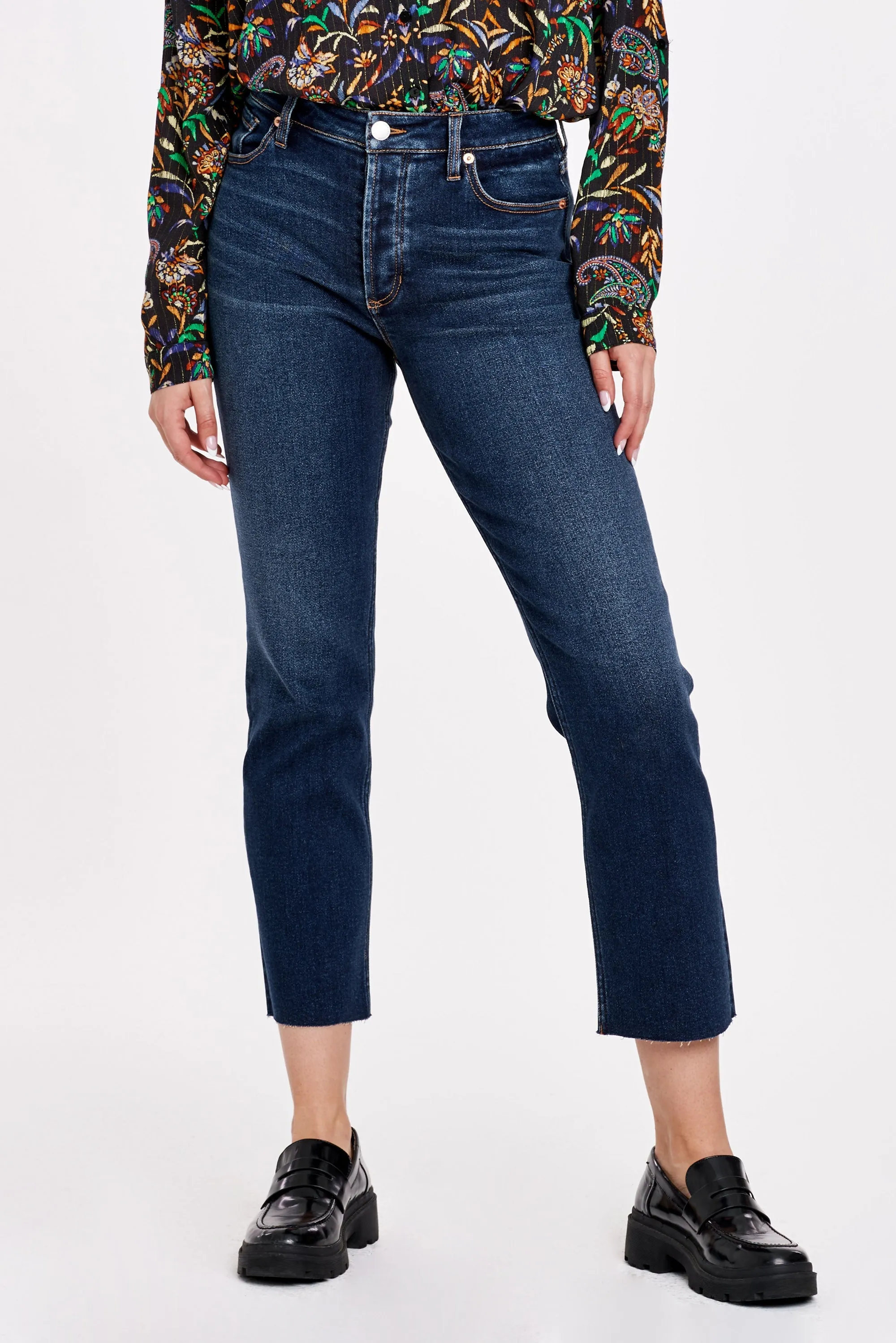 JODI SUPER HIGH RISE CROPPED STRAIGHT JEANS ARMENIA