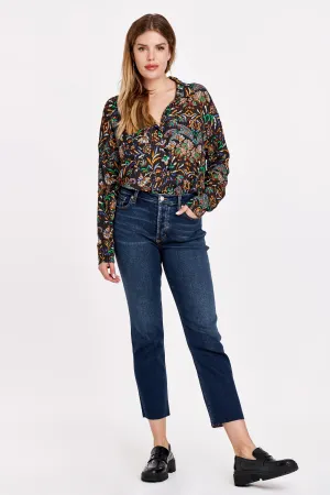 JODI SUPER HIGH RISE CROPPED STRAIGHT JEANS ARMENIA