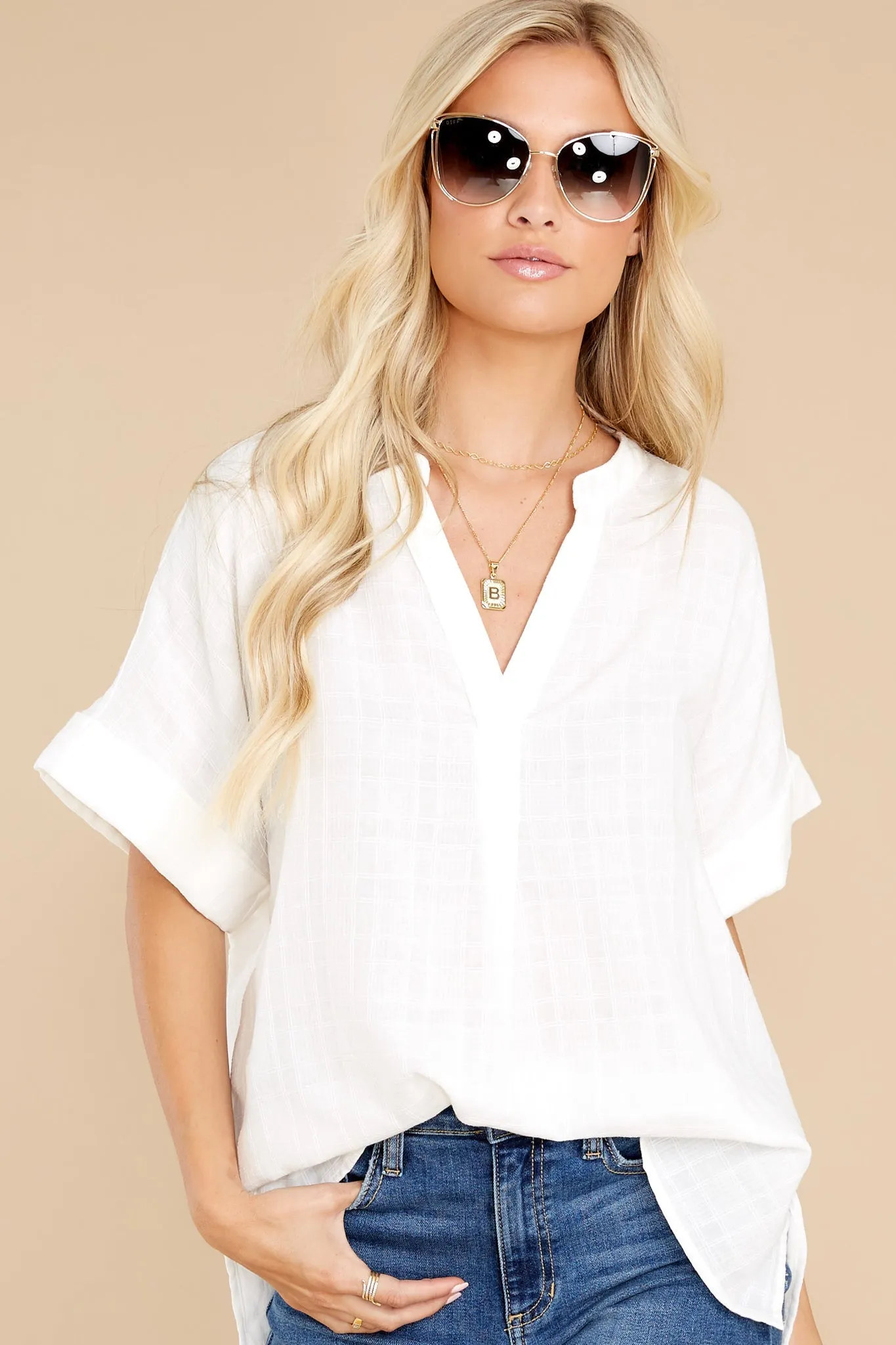 Kiss The Wind White Top