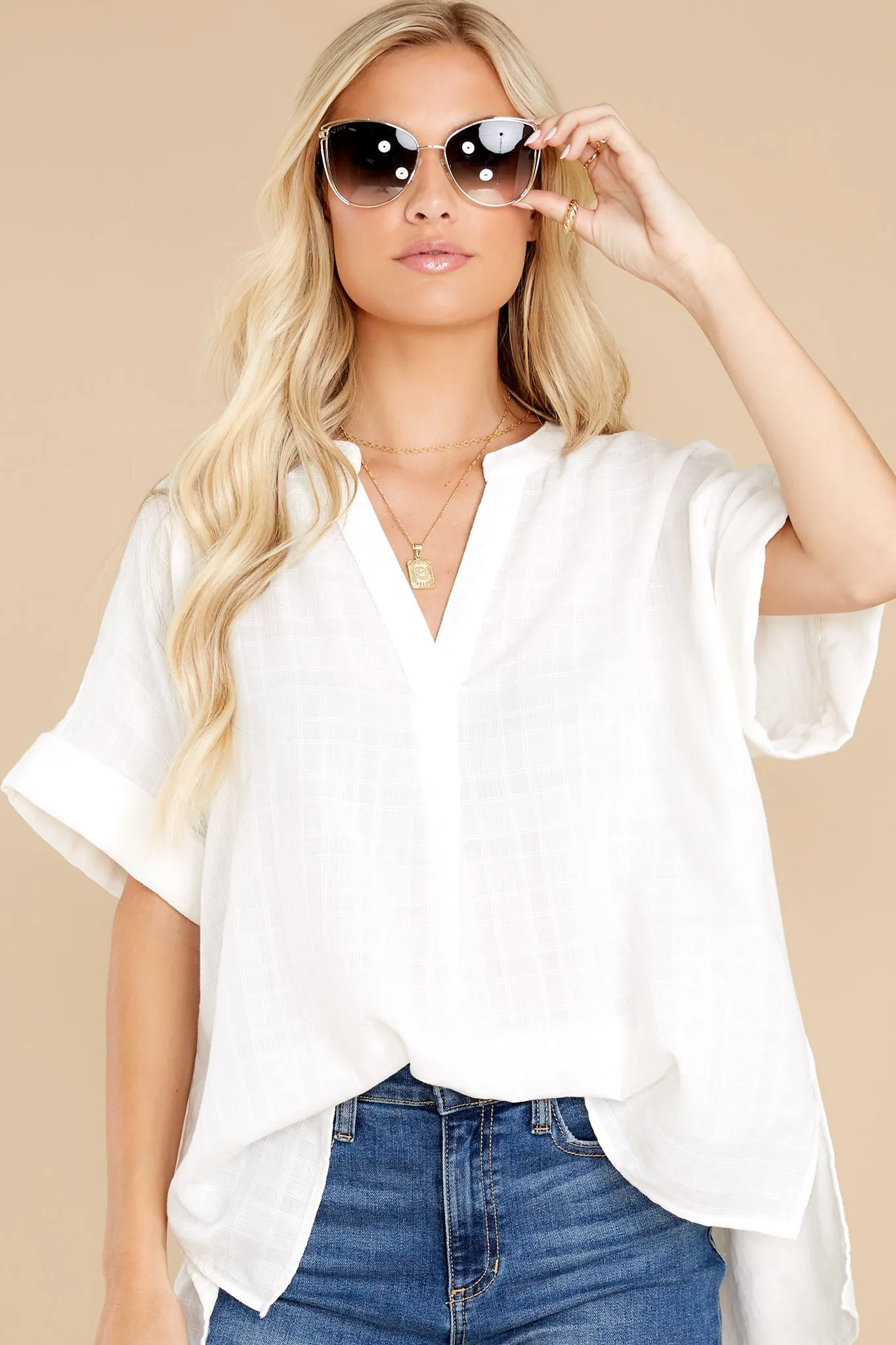 Kiss The Wind White Top