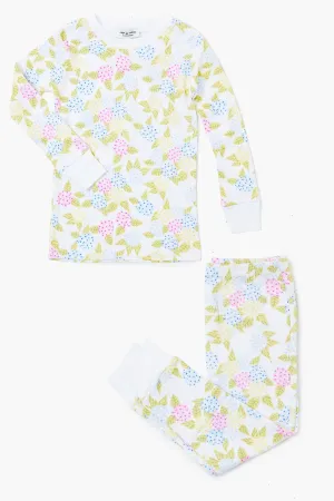 Large Hydrangea Two Piece Toddler Pajama Set