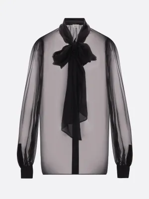 Lavallière Chiffon Blouse