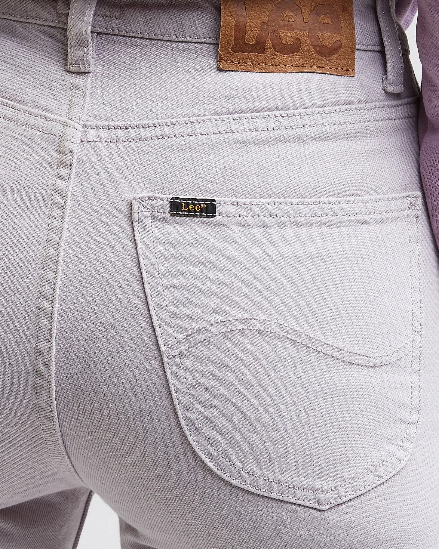 Lee Carol Regular Straight Cropped Womens Jeans - Deep Fog
