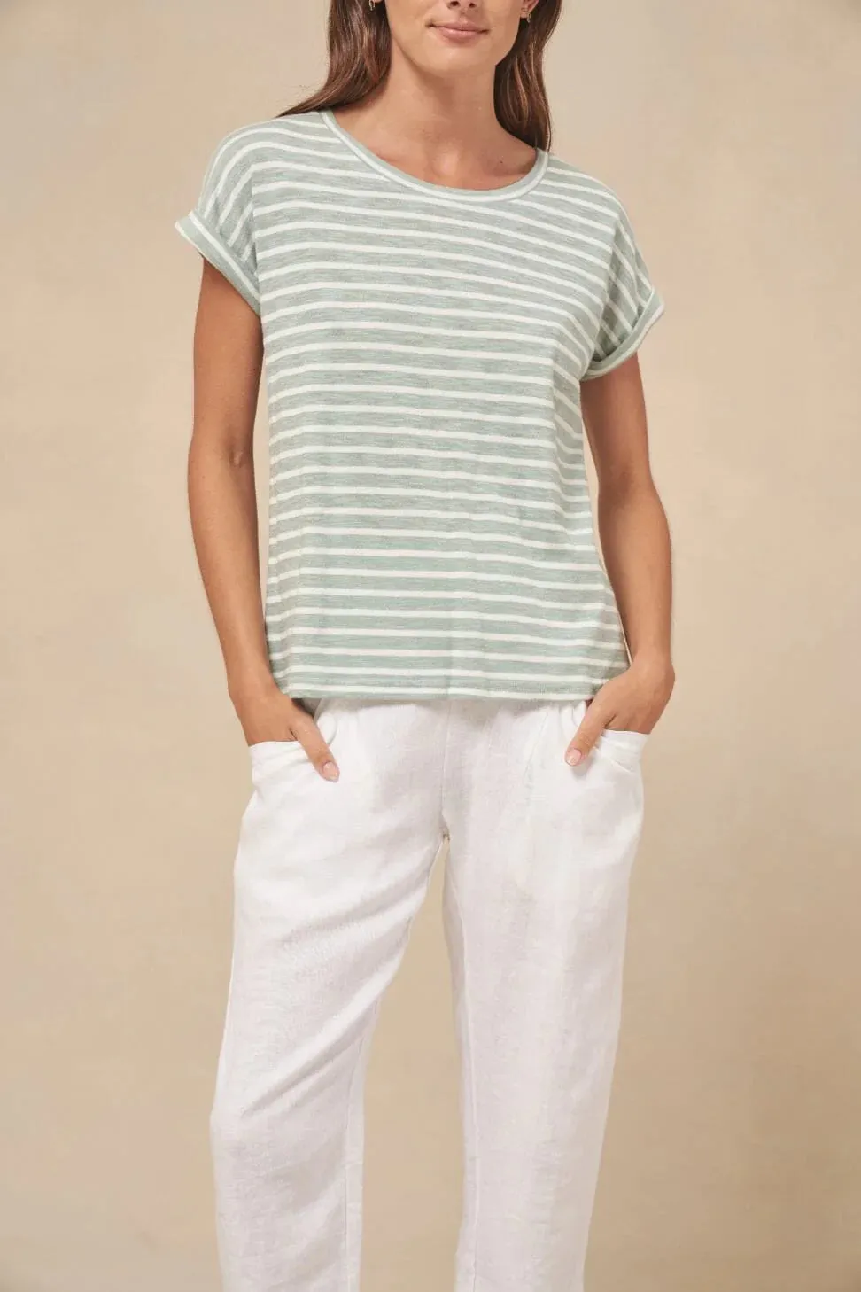Little Lies - Oscar Tee - Mint Green