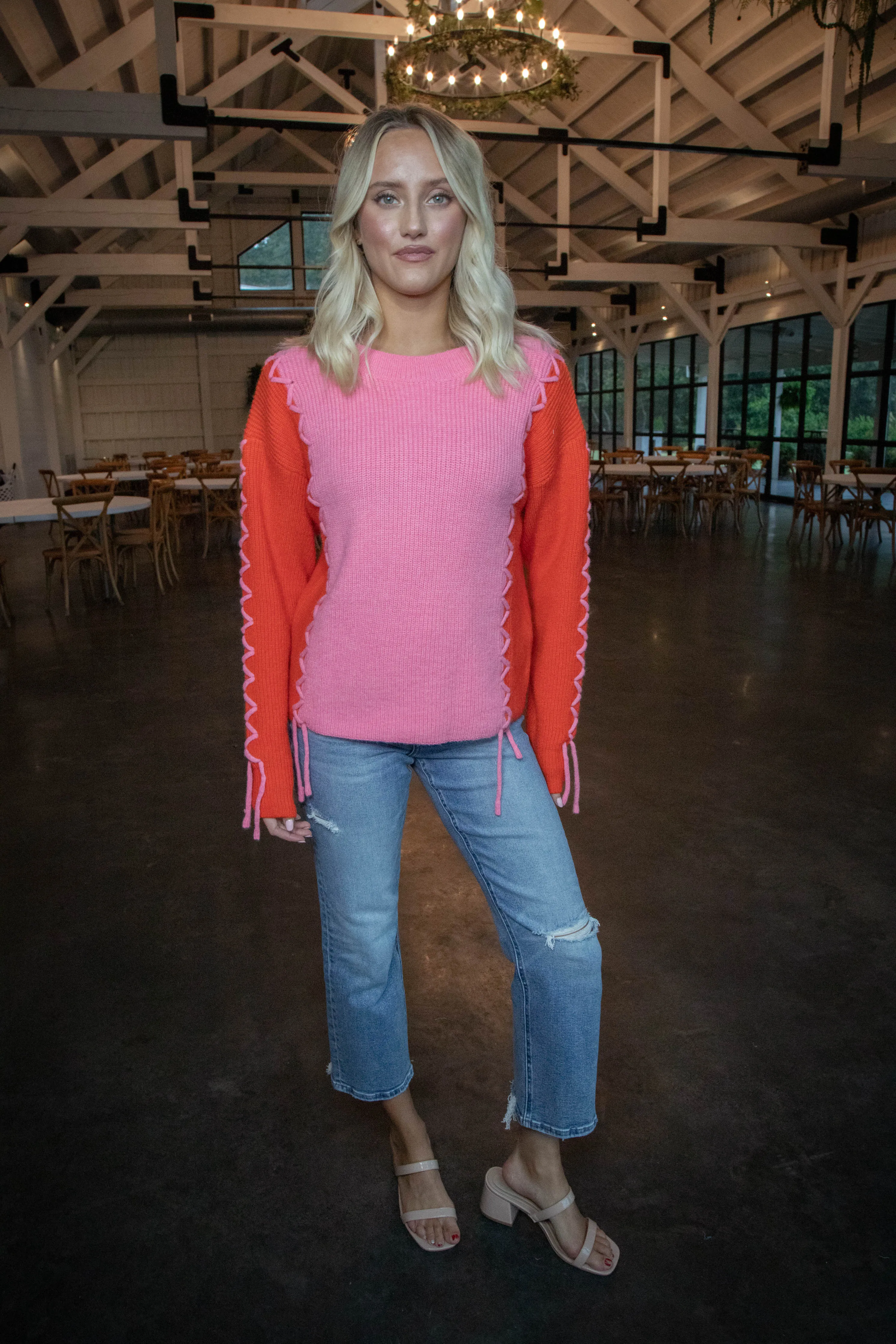 Melina High Rise Crop Straight Jeans, Blink