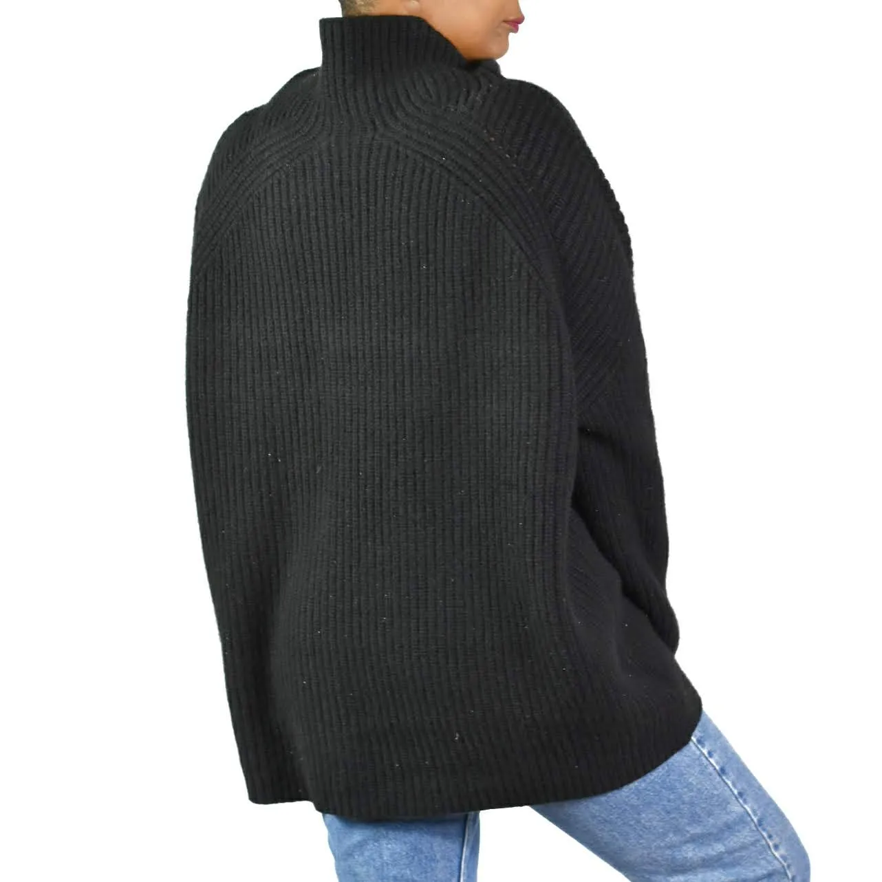 Naadam Black Chunky Sweater Size XL