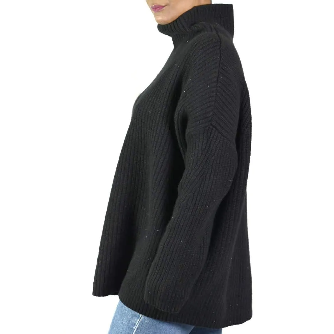 Naadam Black Chunky Sweater Size XL