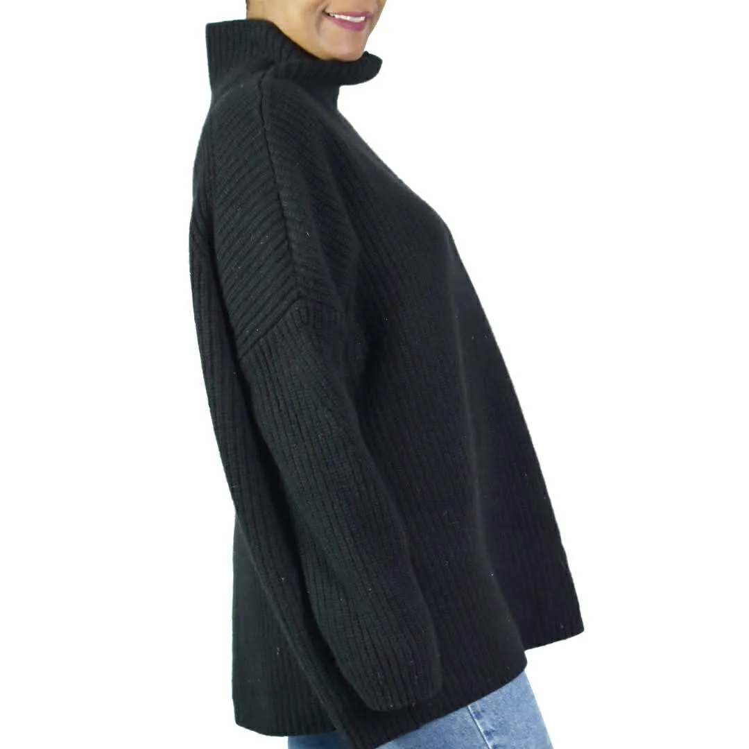 Naadam Black Chunky Sweater Size XL