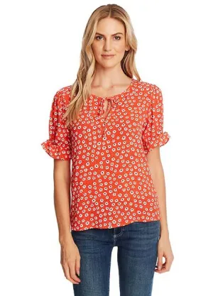 Puff Sleeve Daisy Melody Blouse