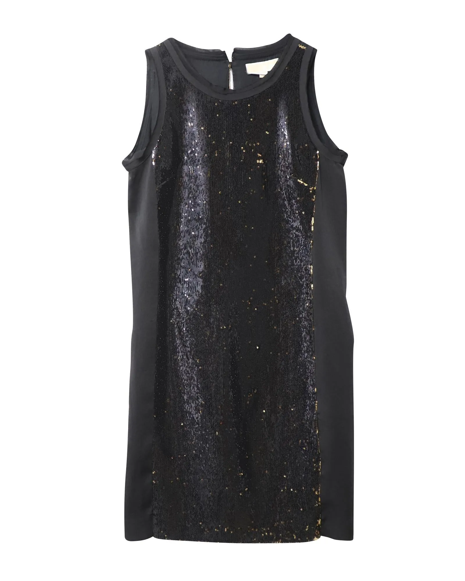 Sequin-Embellished  Sleeveless Dress