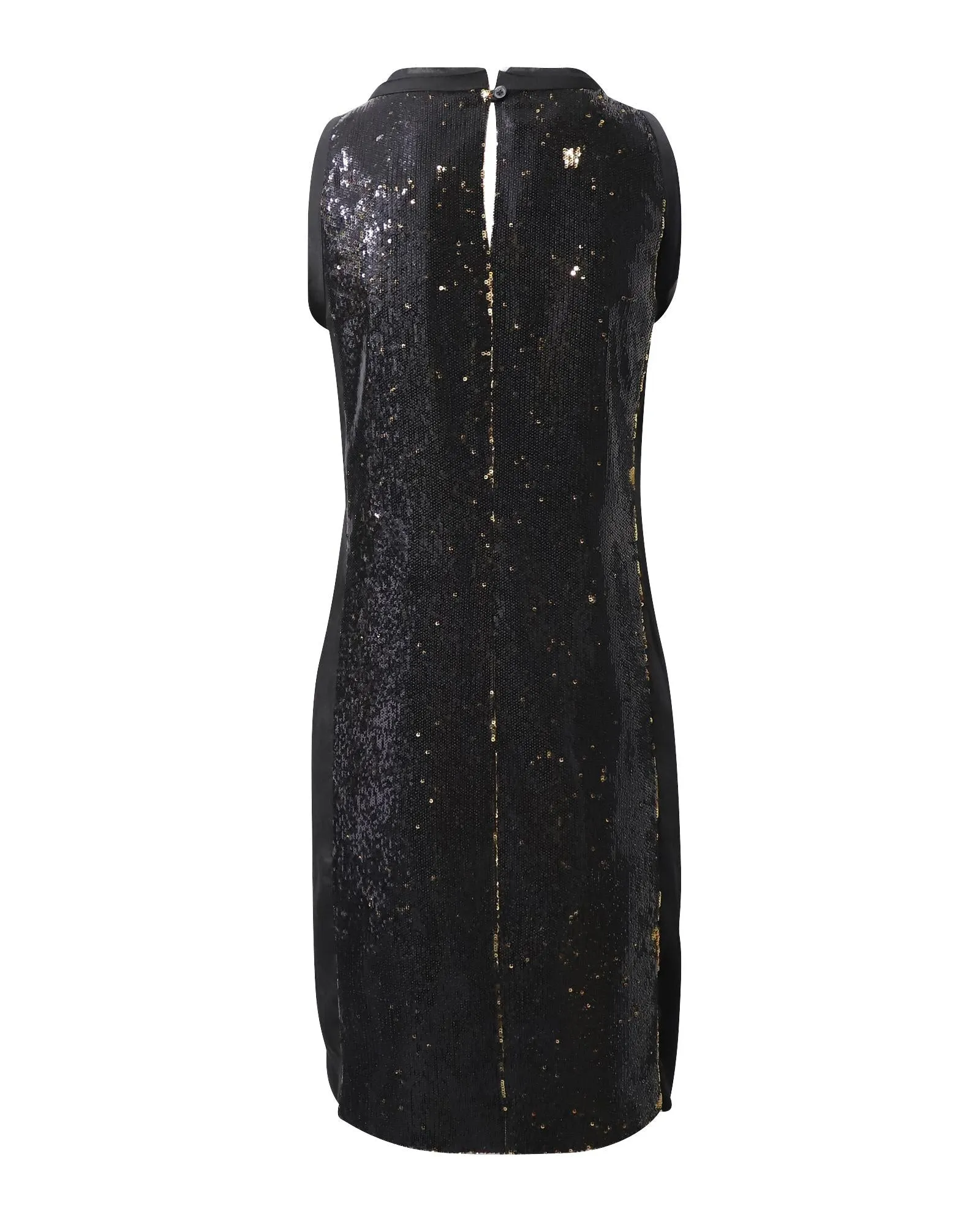 Sequin-Embellished  Sleeveless Dress