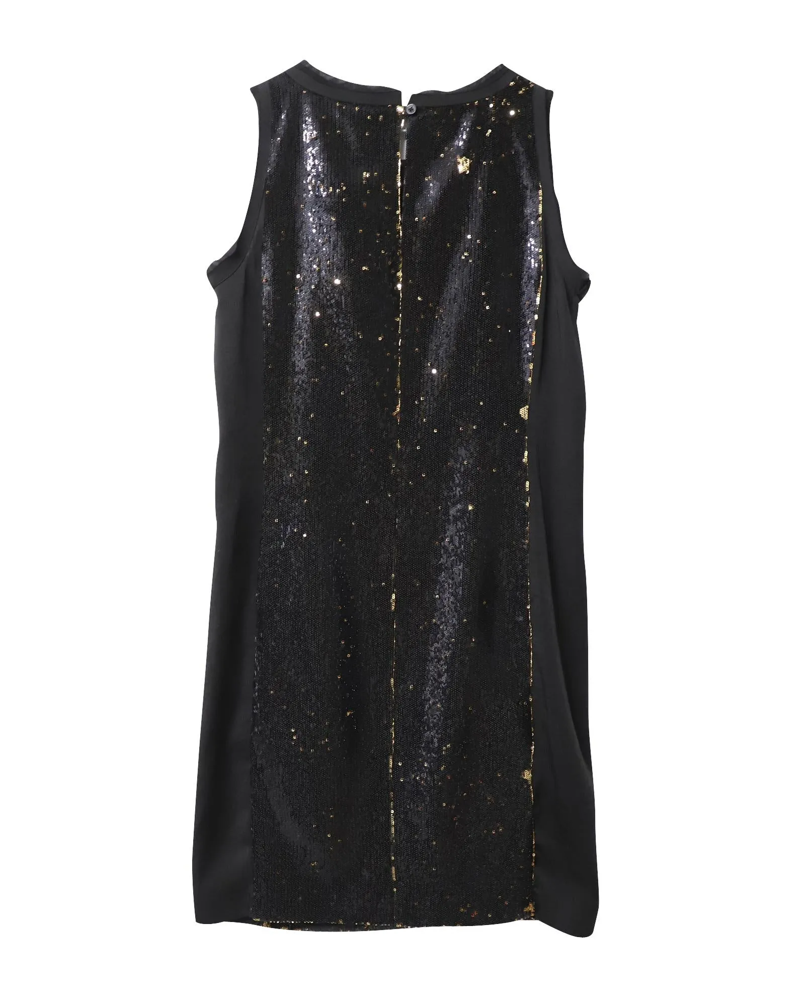 Sequin-Embellished  Sleeveless Dress