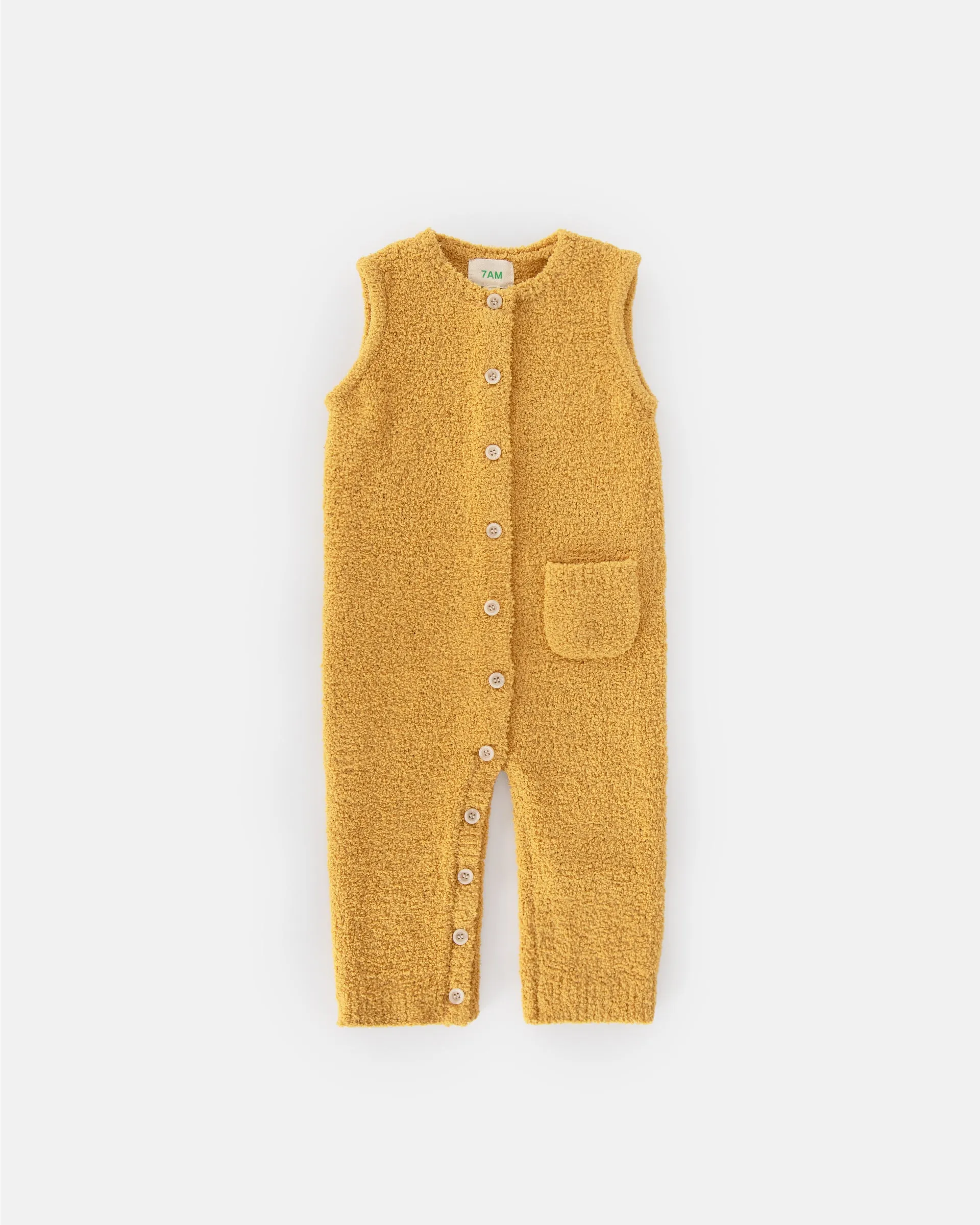 Sleeveless Jumpsuit - Fuzzy