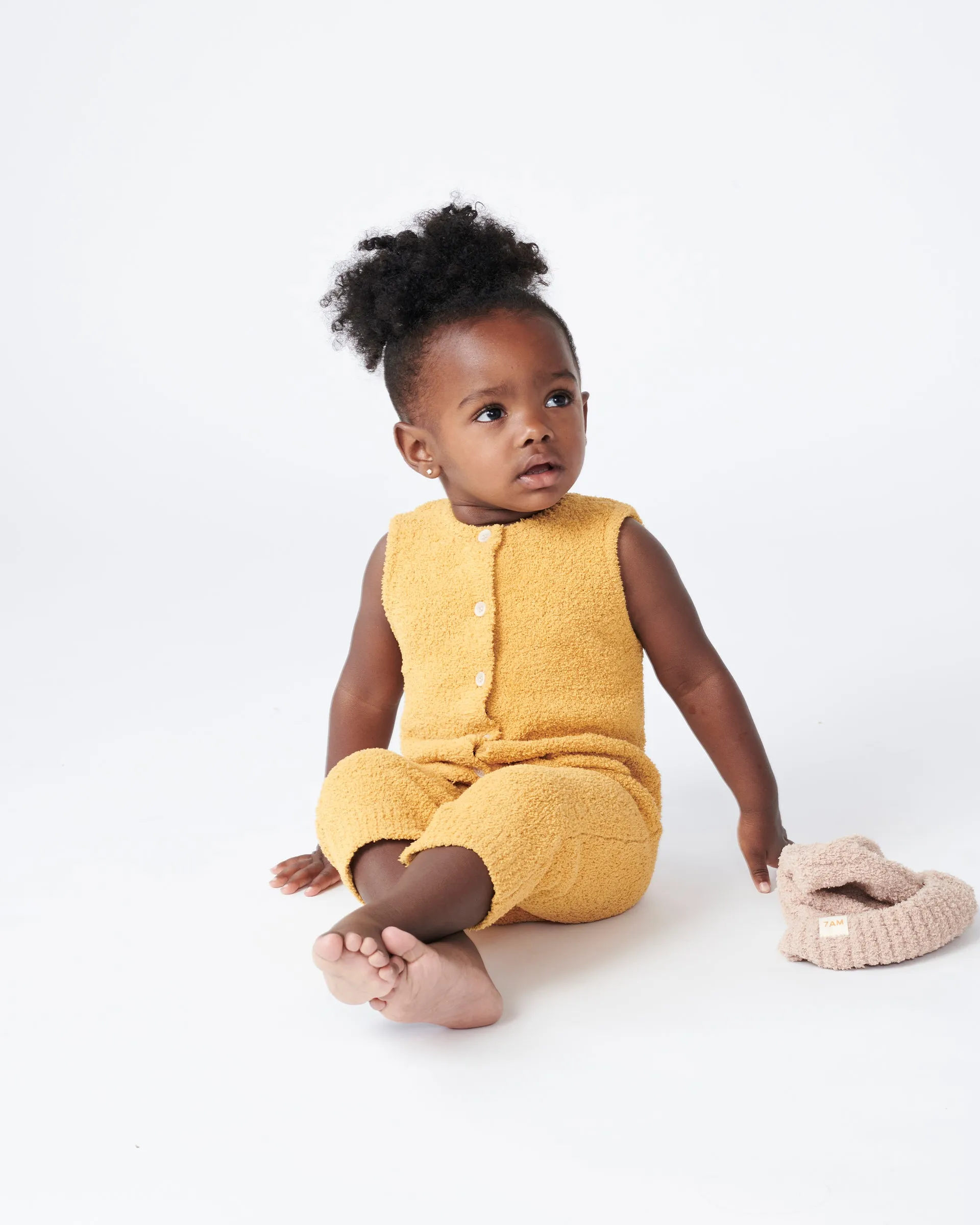 Sleeveless Jumpsuit - Fuzzy