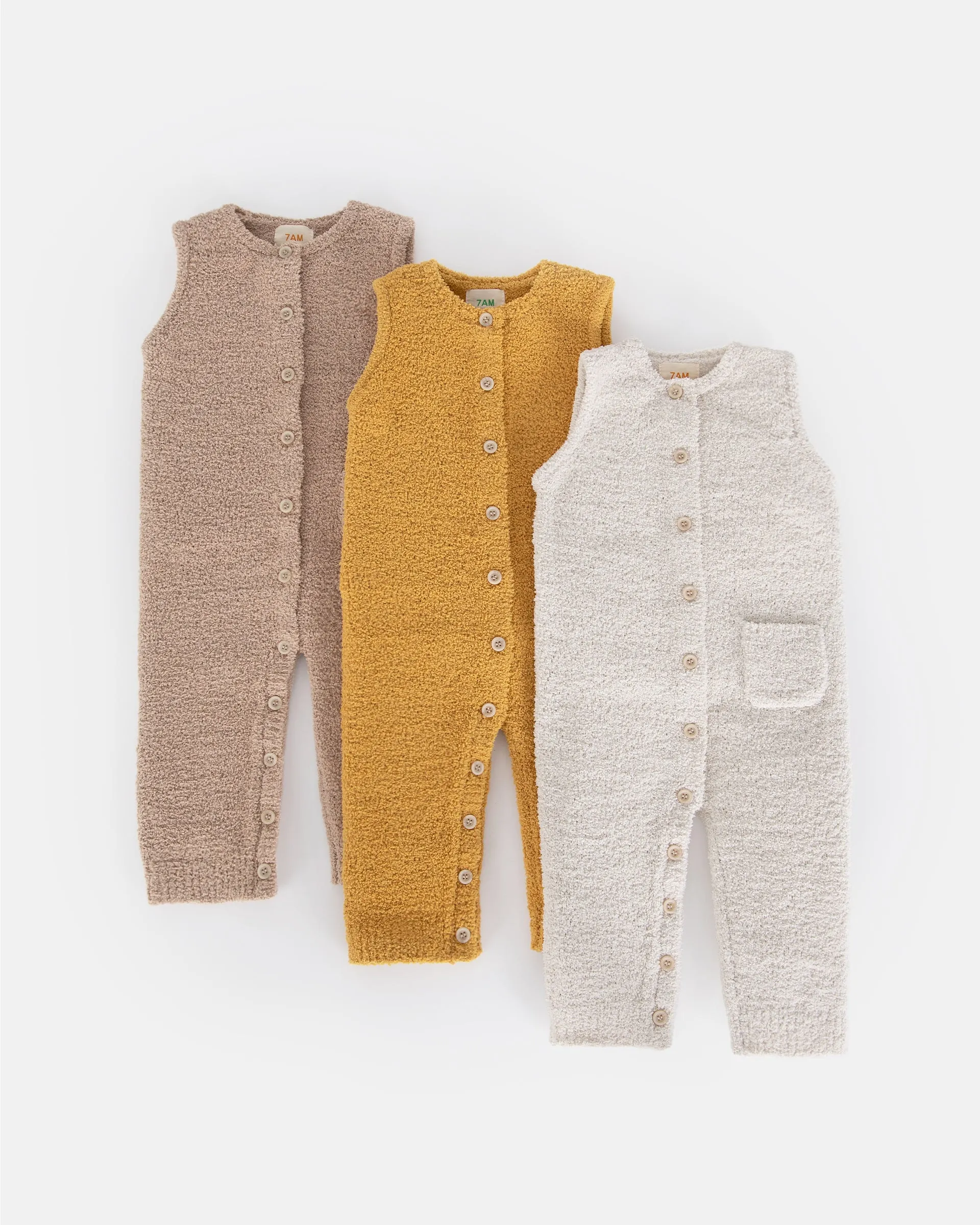 Sleeveless Jumpsuit - Fuzzy