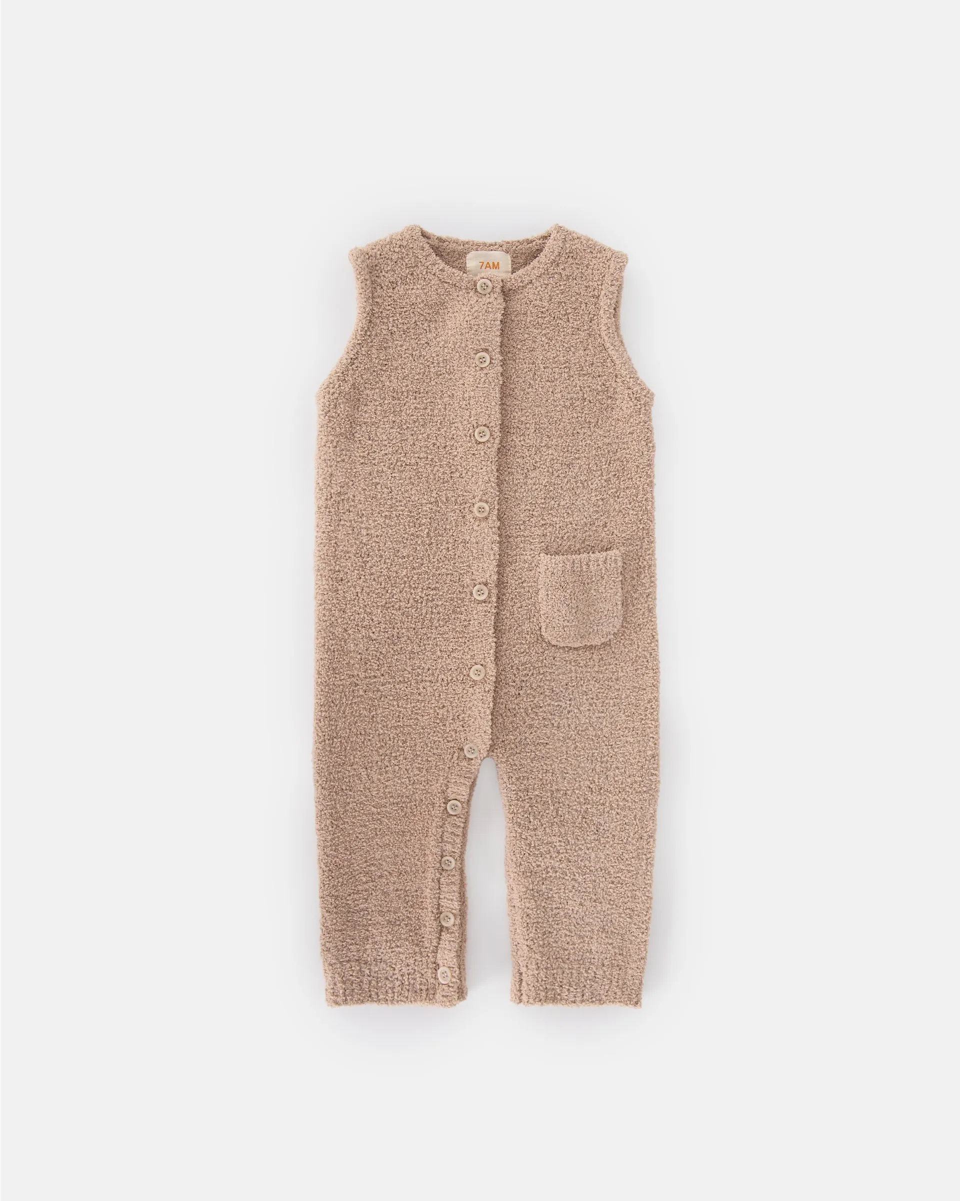 Sleeveless Jumpsuit - Fuzzy