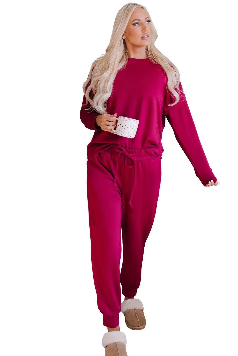 Snuggle Up Long Sleeve Lounge Jogger Set