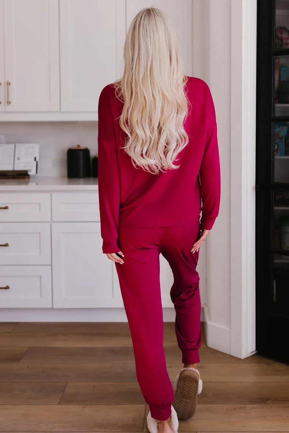 Snuggle Up Long Sleeve Lounge Jogger Set