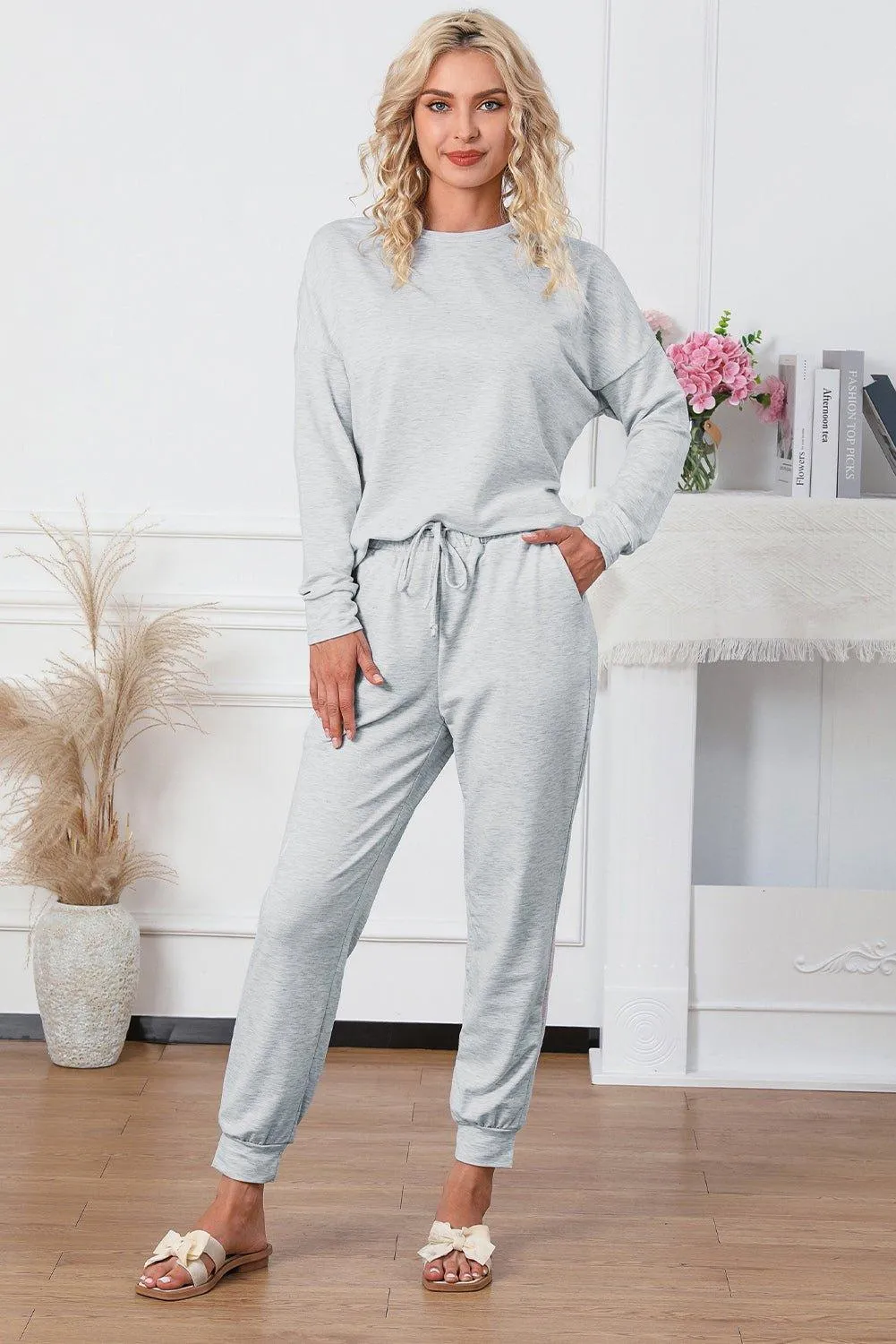 Snuggle Up Long Sleeve Lounge Jogger Set