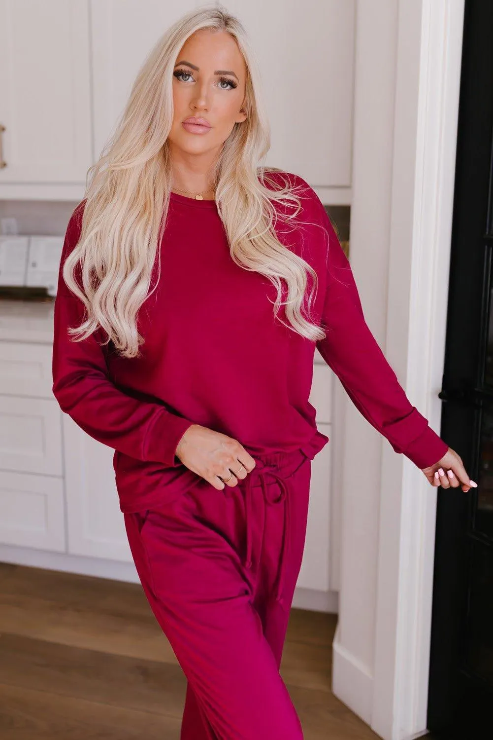 Snuggle Up Long Sleeve Lounge Jogger Set