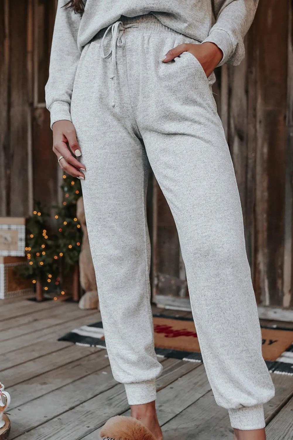 Snuggle Up Long Sleeve Lounge Jogger Set