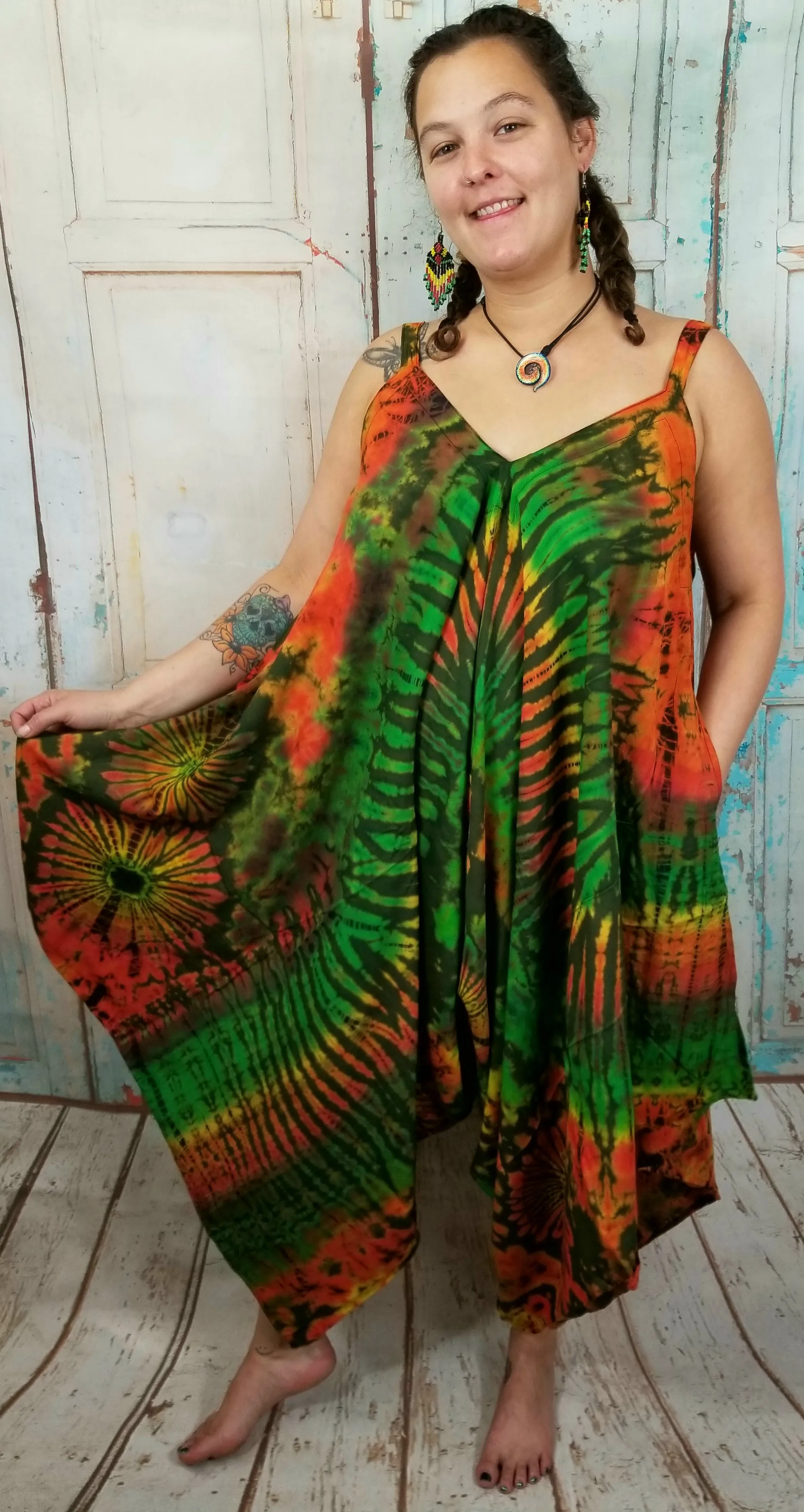 Taima Tie-Up Jumpsuit