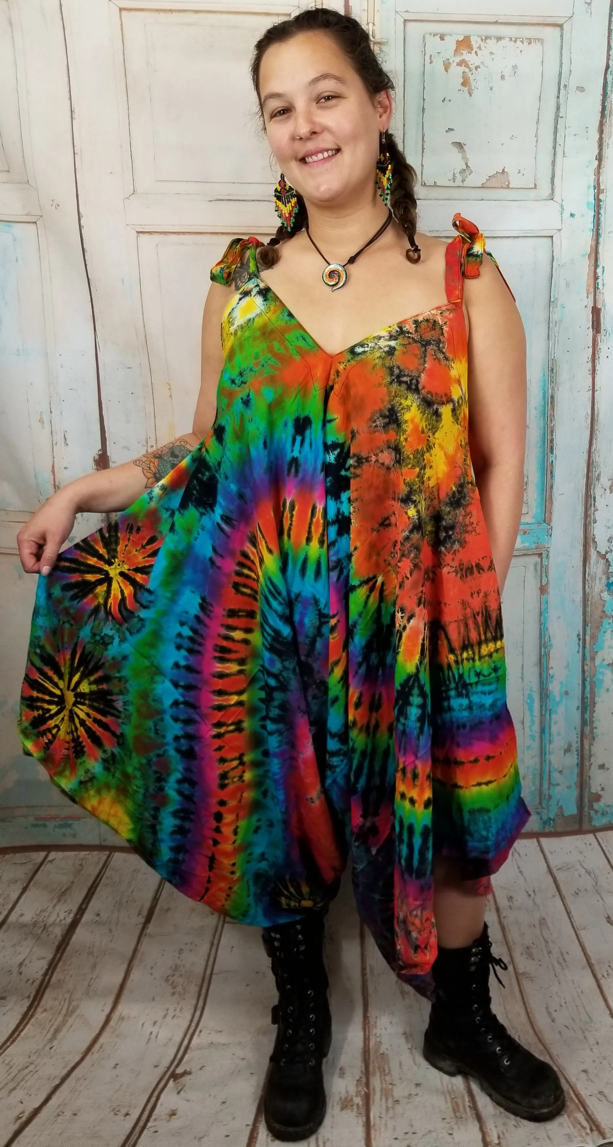 Taima Tie-Up Jumpsuit