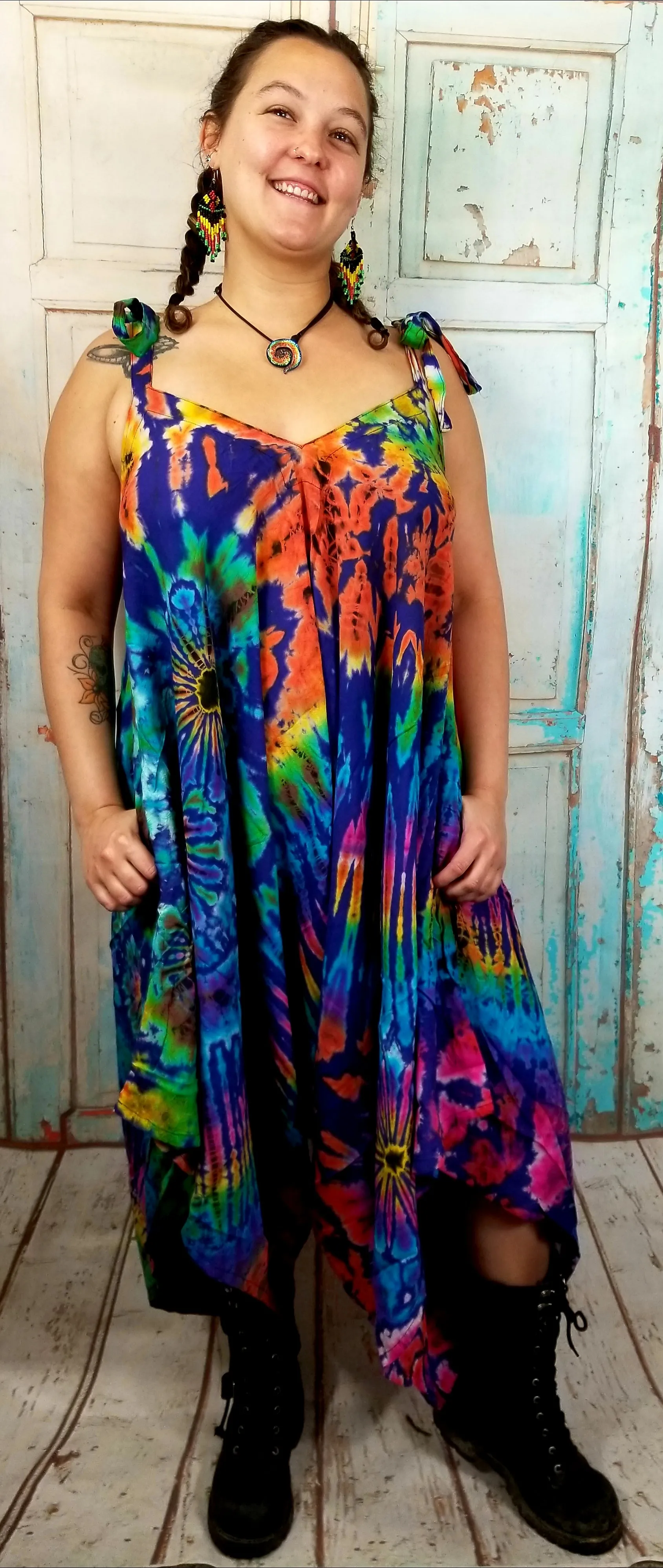 Taima Tie-Up Jumpsuit