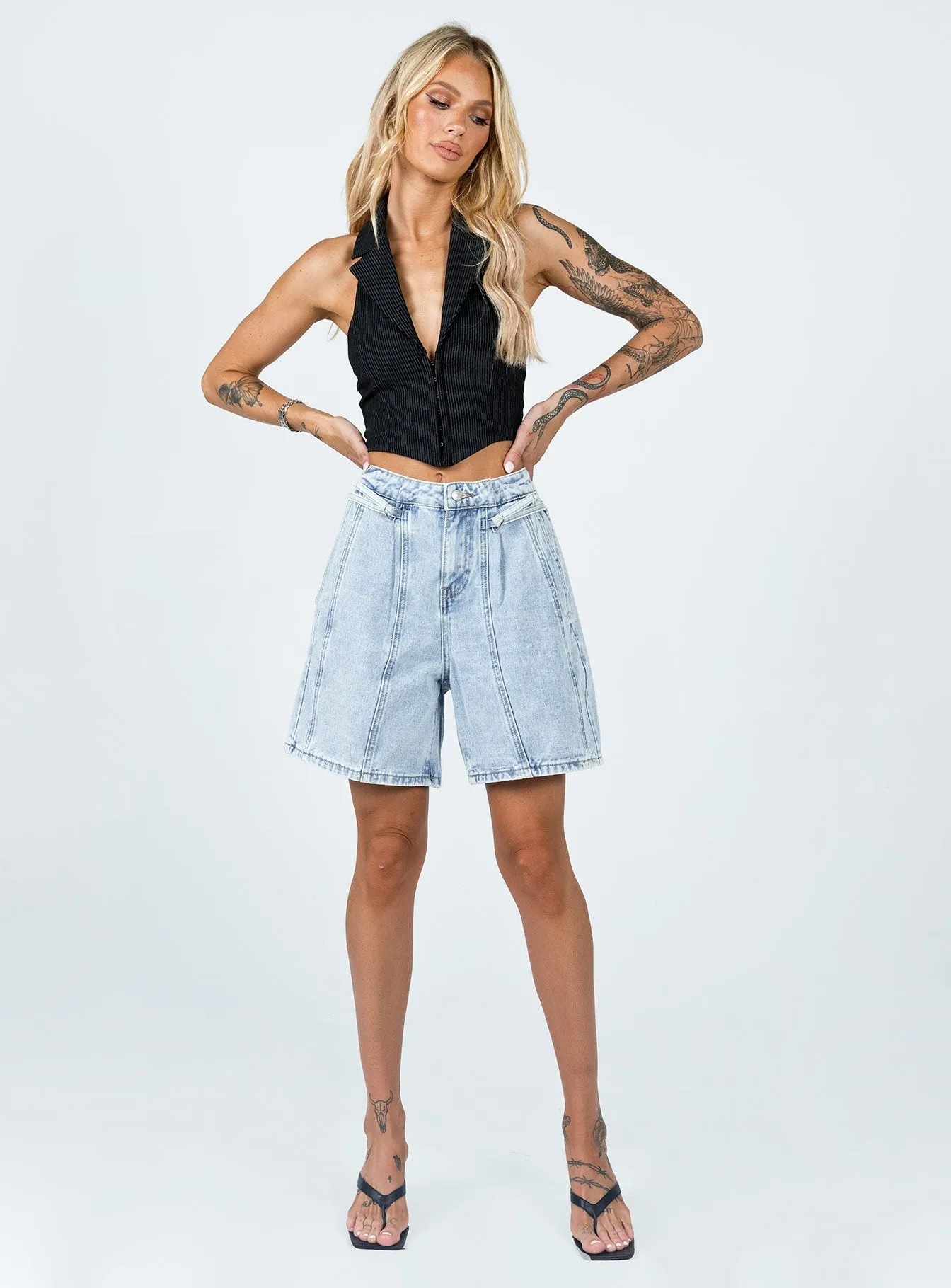 Theodisa Denim Shorts