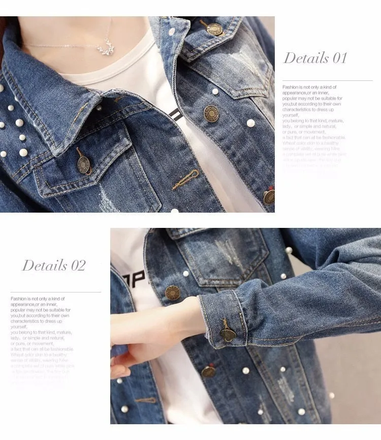 Women Denim Riverdale Southside Bomber Casual Outwear  jacket Coat